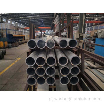 Tubos redondos de perfil de alumínio acabamento para moinho de 340 mm de diâmetro